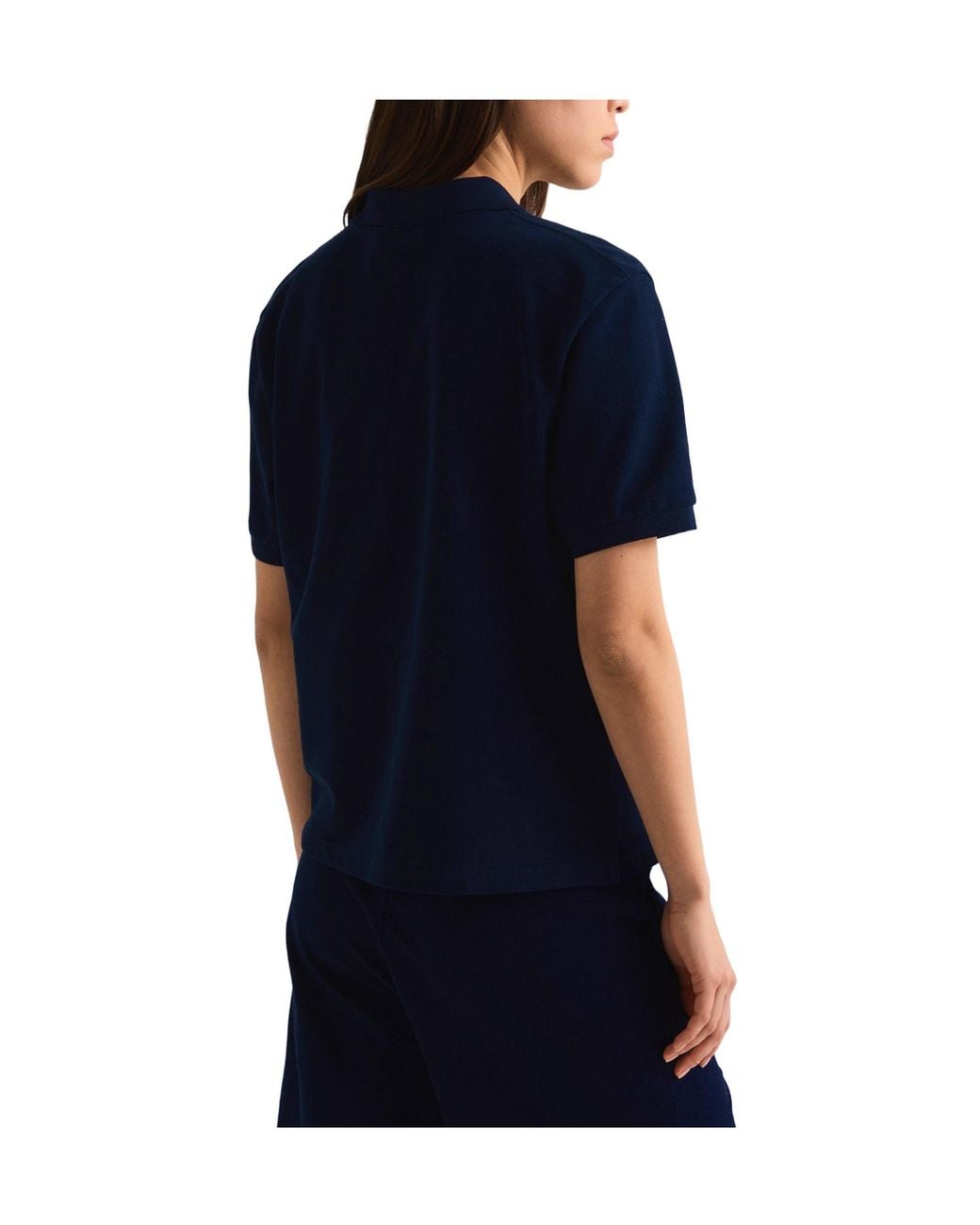 Miu Miu Blue Short-Sleeved Polo Shirt