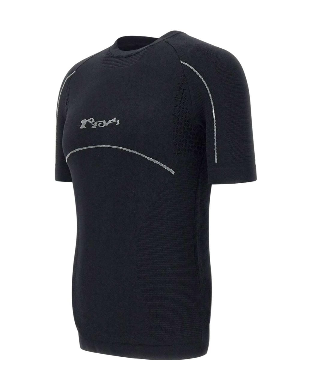 Roa Blue Seamless Crewneck T-Shirt for men