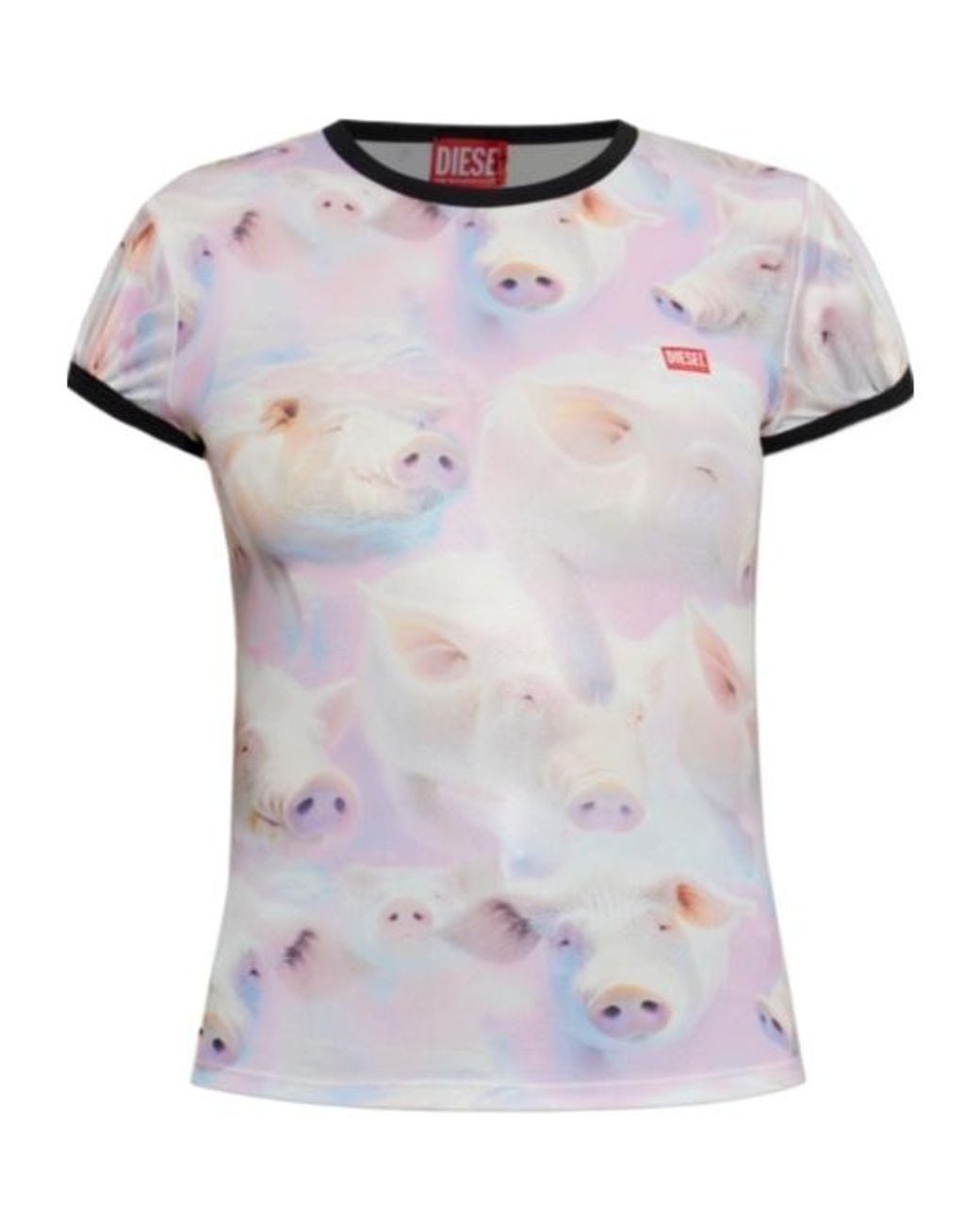 DIESEL White T-Unkyp Printed T-Shirt