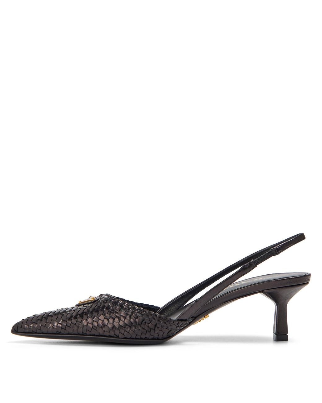 Prada Black Profile Keeps Slingbacks