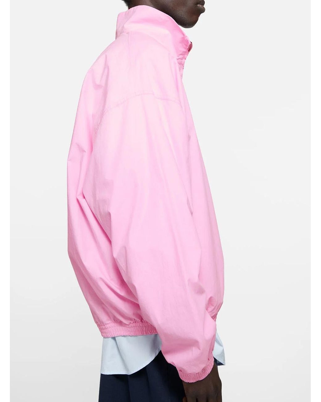 Acne Pink Washed Logo Jacket for men