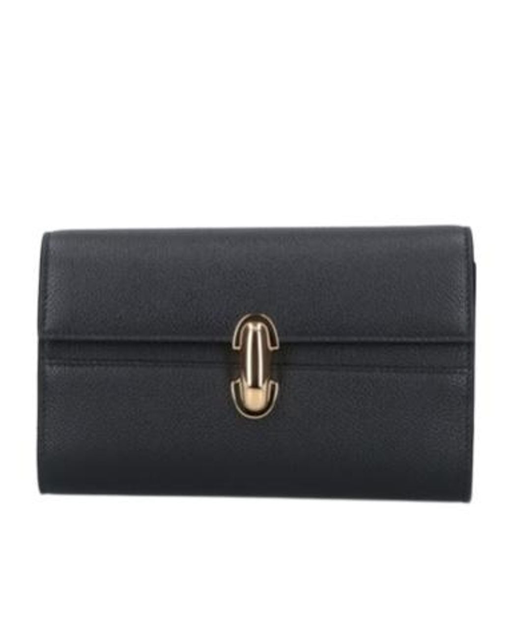 SAVETTE Black Flap Shoulder Bag