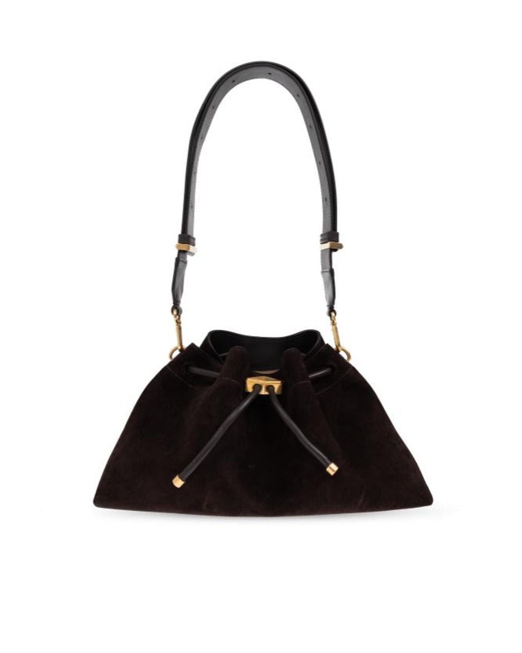 Jimmy Choo Brown Logo Shoulder Bag