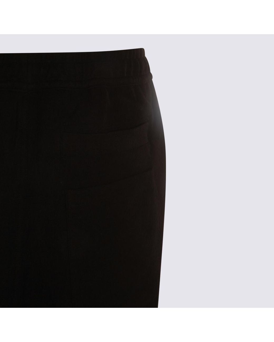 Thom Krom Black Drawstring Tapered Pants for men