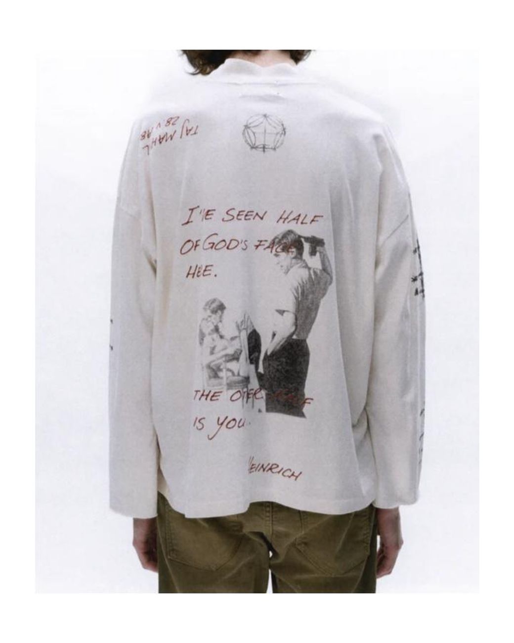 Enfants Riches Deprimes White Crew-Neck T-Shirt for men
