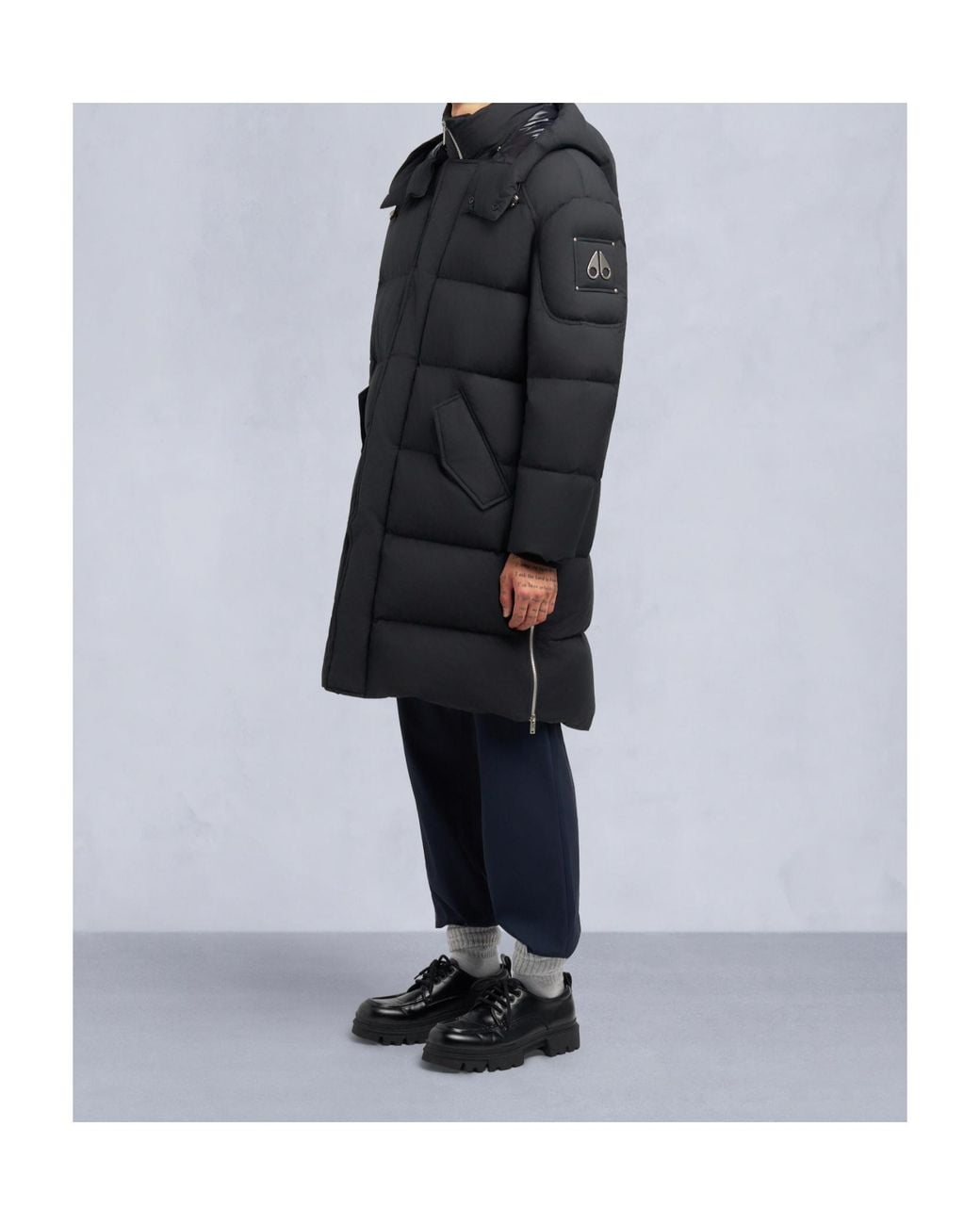 Moose Knuckles Black Parkas for men