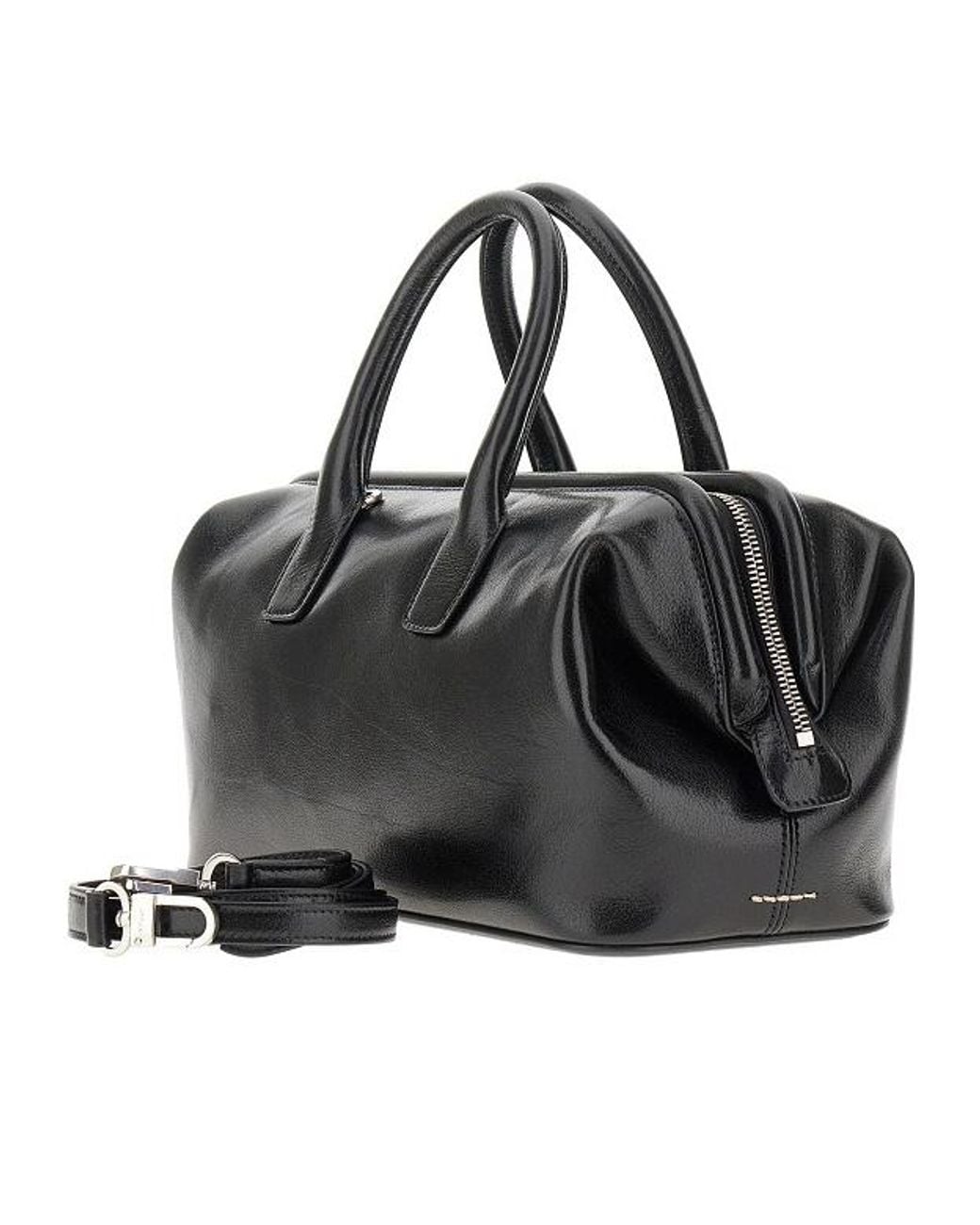 Bally Black Double-Handle Shoulder Bag