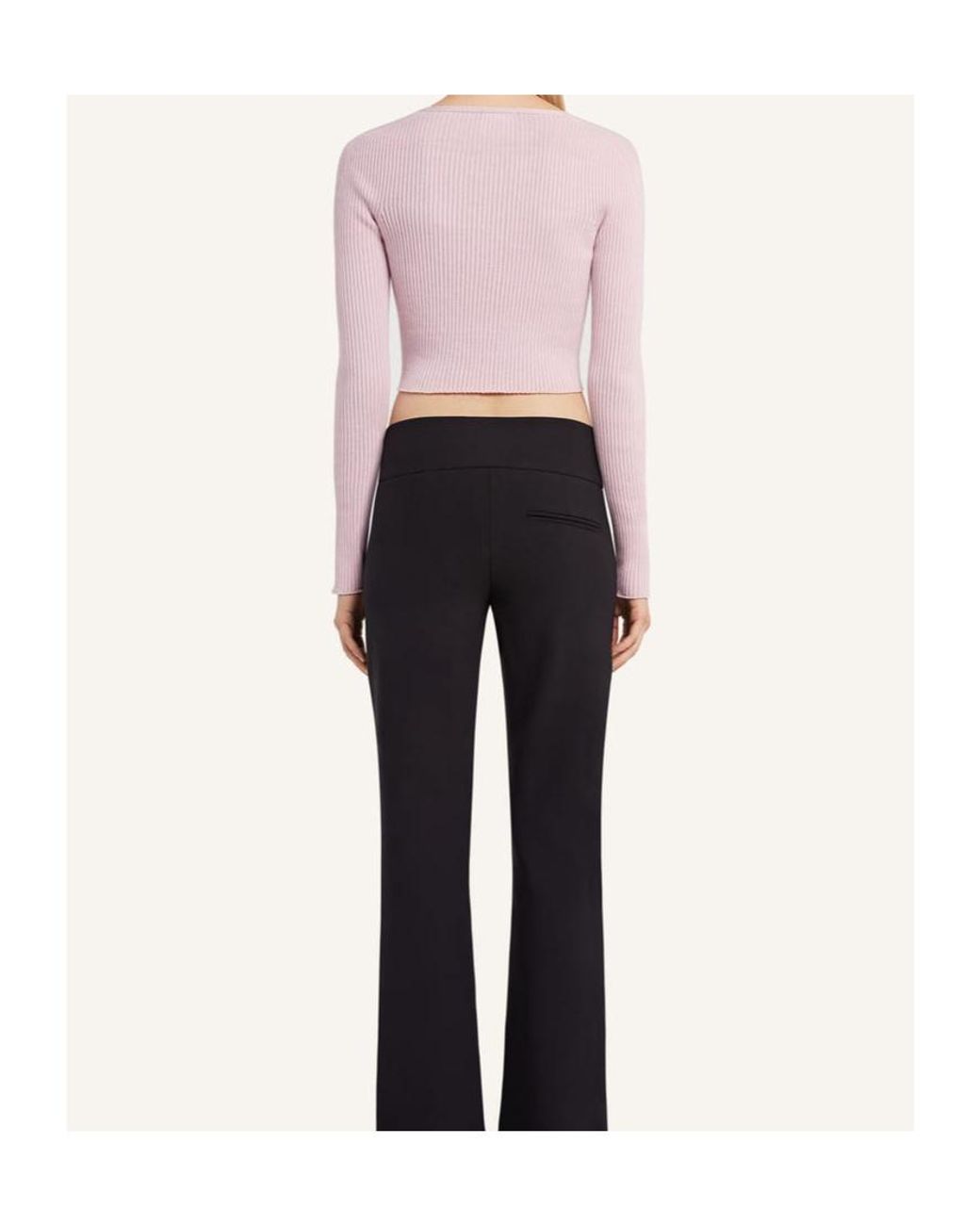 Courreges Pink Solar Cardigan