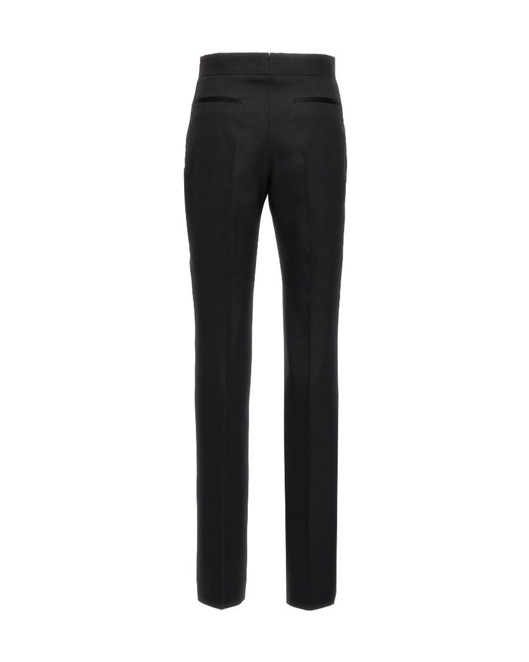 Tom Ford Black High-Waist Straight-Leg Trousers