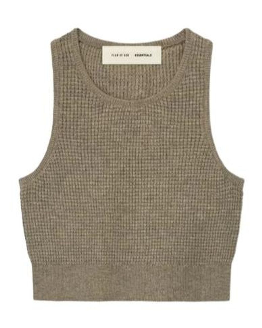 Fear Of God Natural Waffle Sport Tank Top