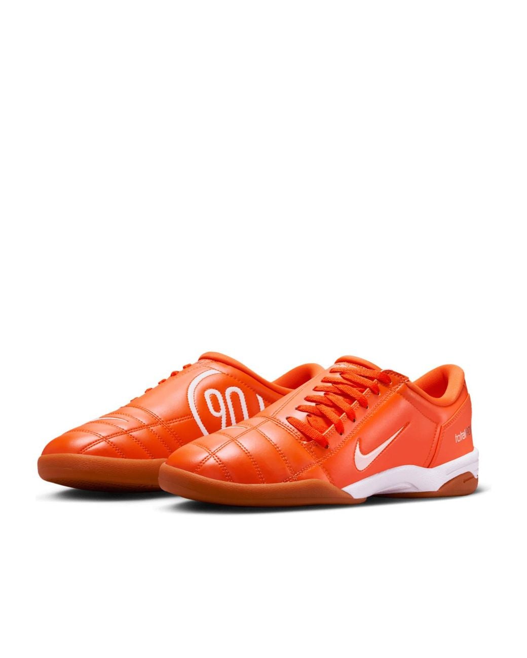 Nike Orange Total 90 Sp Quilted Low-Top Sneakers for men