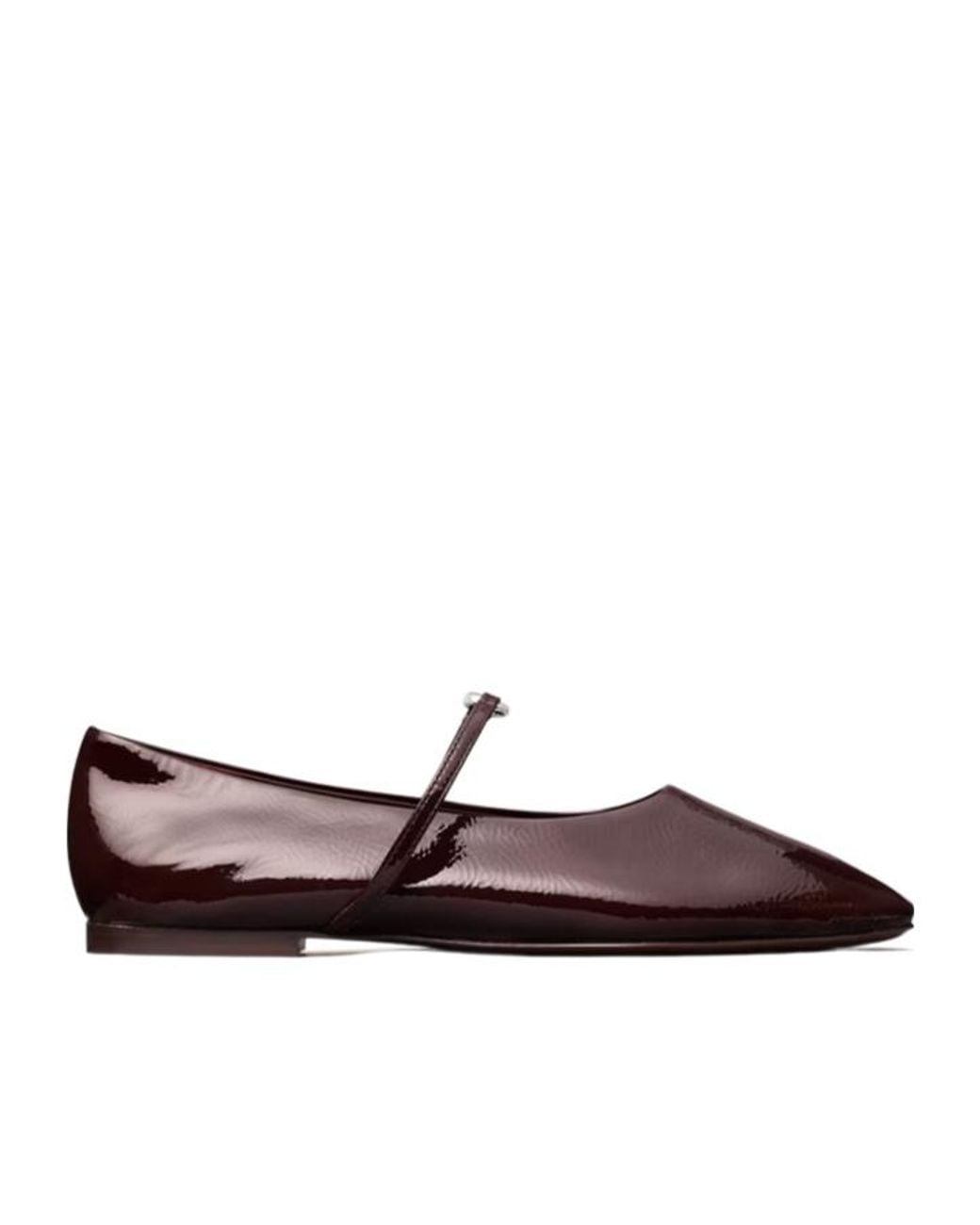 Tory Burch Brown Leather Ballet Flats
