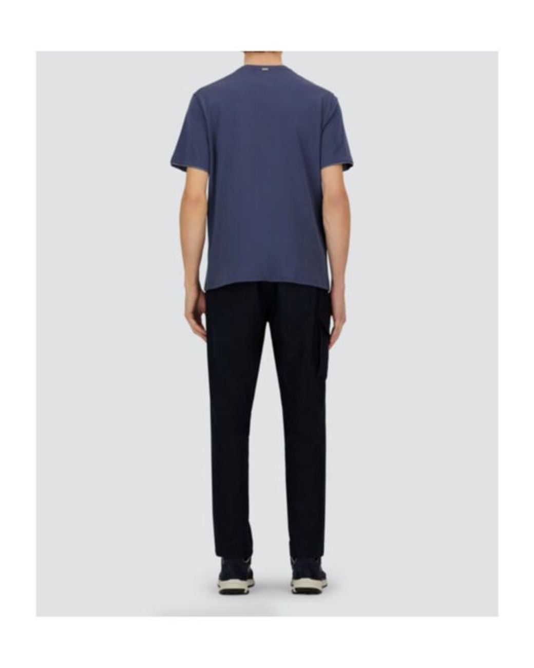 Herno Blue Logo T-Shirt for men