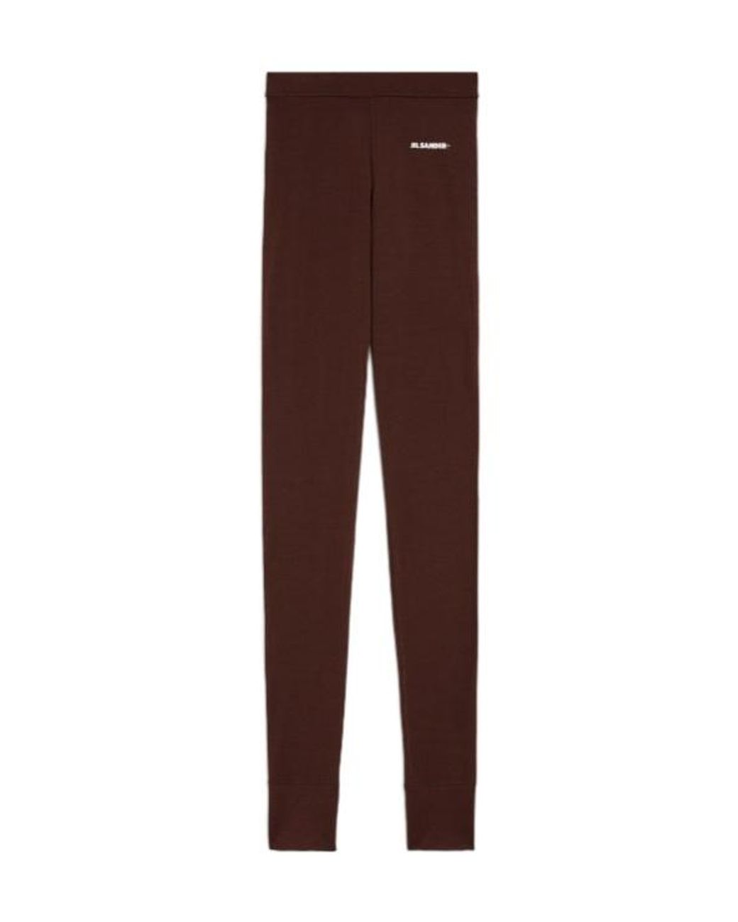 Jil Sander Brown Technical Leggings