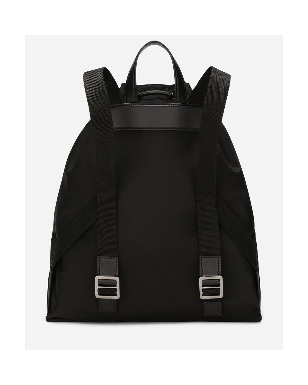 Dolce & Gabbana Black Nylon Backpack for men