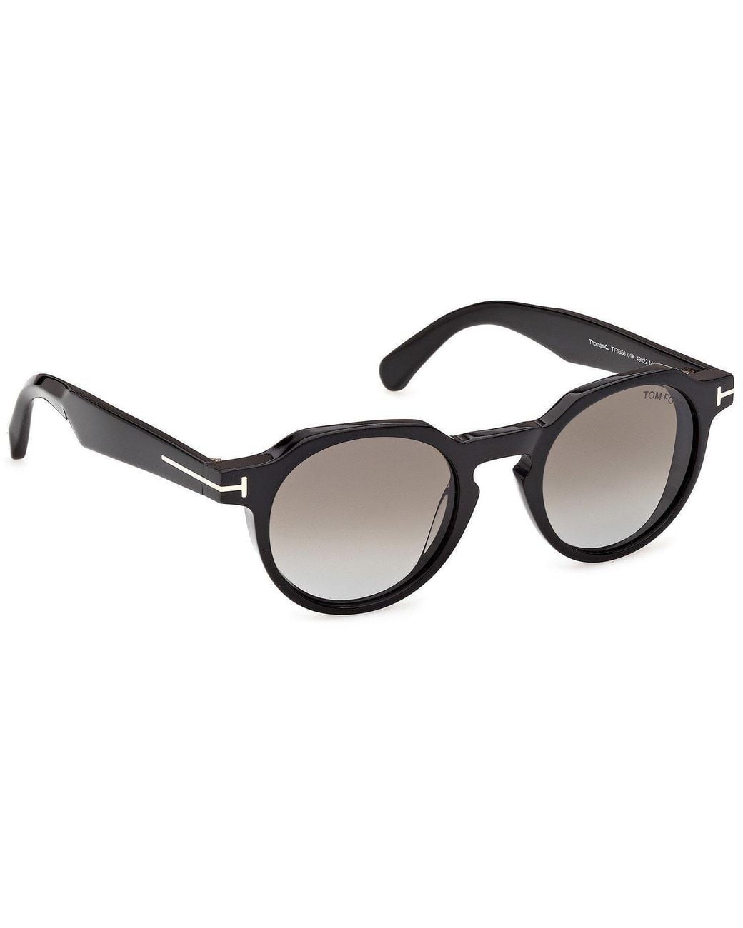 Tom Ford Metallic Thick Round-Framed Sunglasses for men