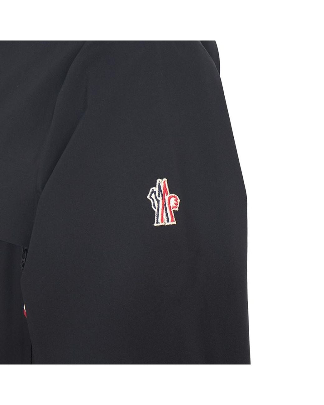 Moncler Blue Grenoble Regular-Fit Hooded Jacket for men