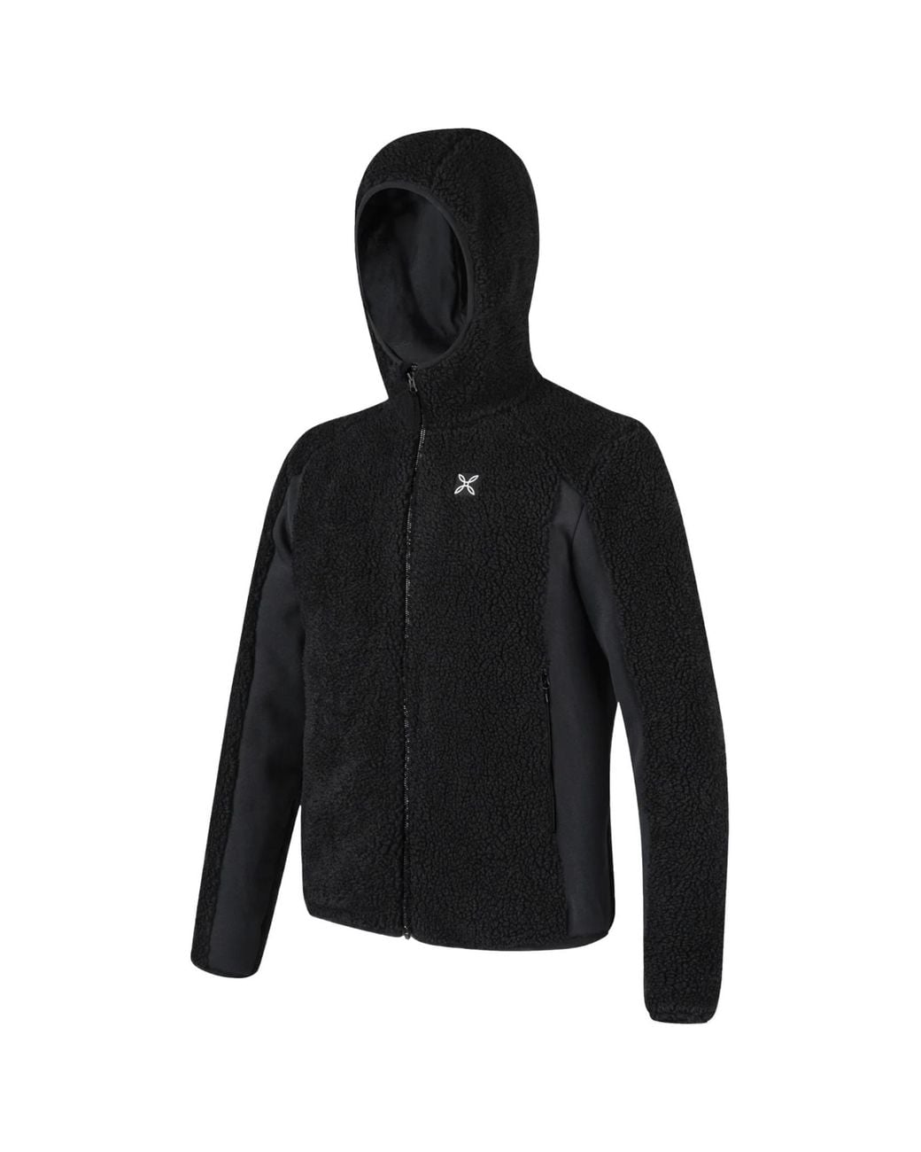 Montura Black Sherpa Maglia Zip-Up Hoodie for men