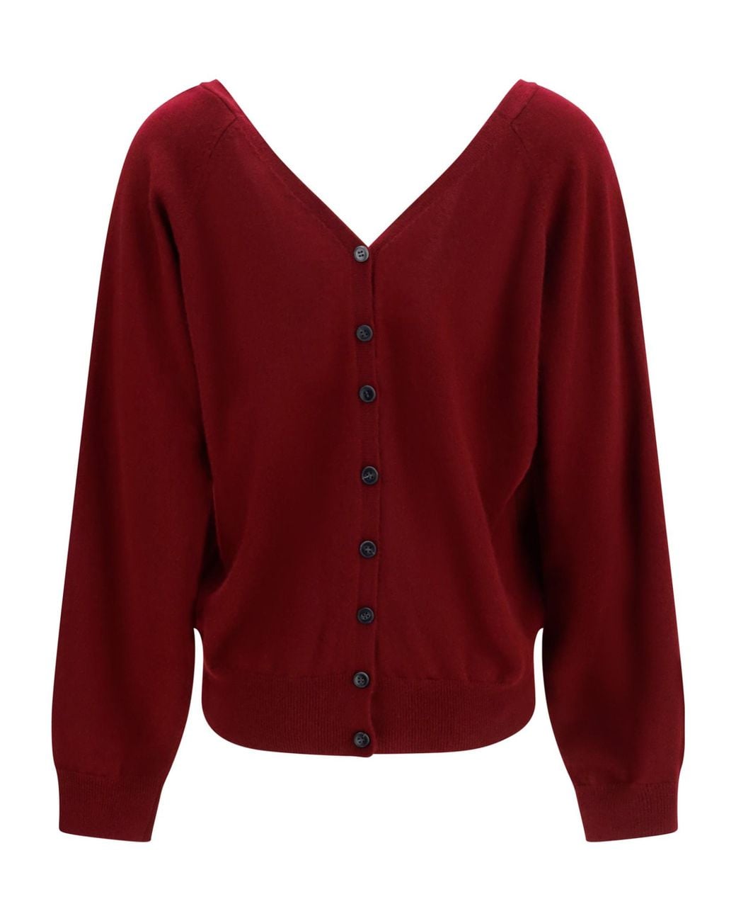 Lisa Yang Red Jiani V-Neck Cardigan