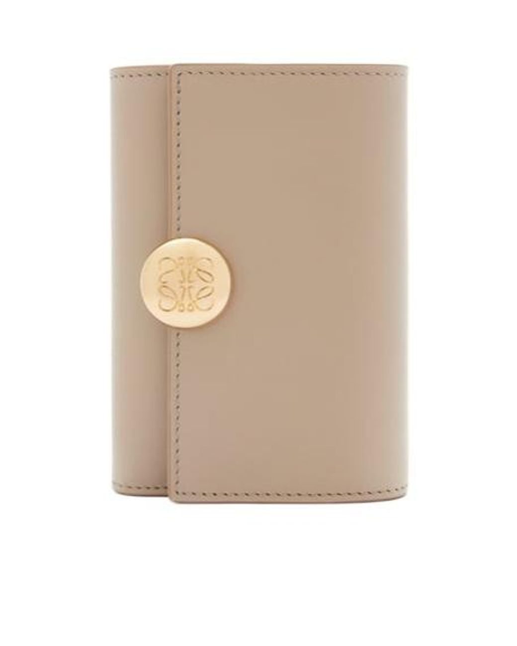 Loewe Natural Logo Detailed Foldover Top Wallet