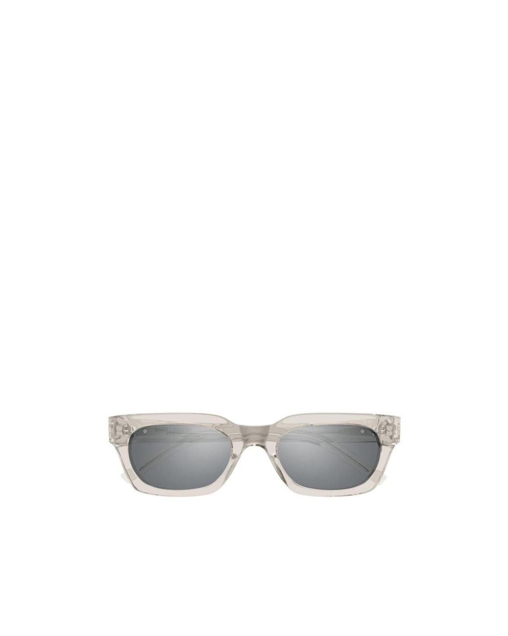 Saint Laurent White Full Frame Sunglasses