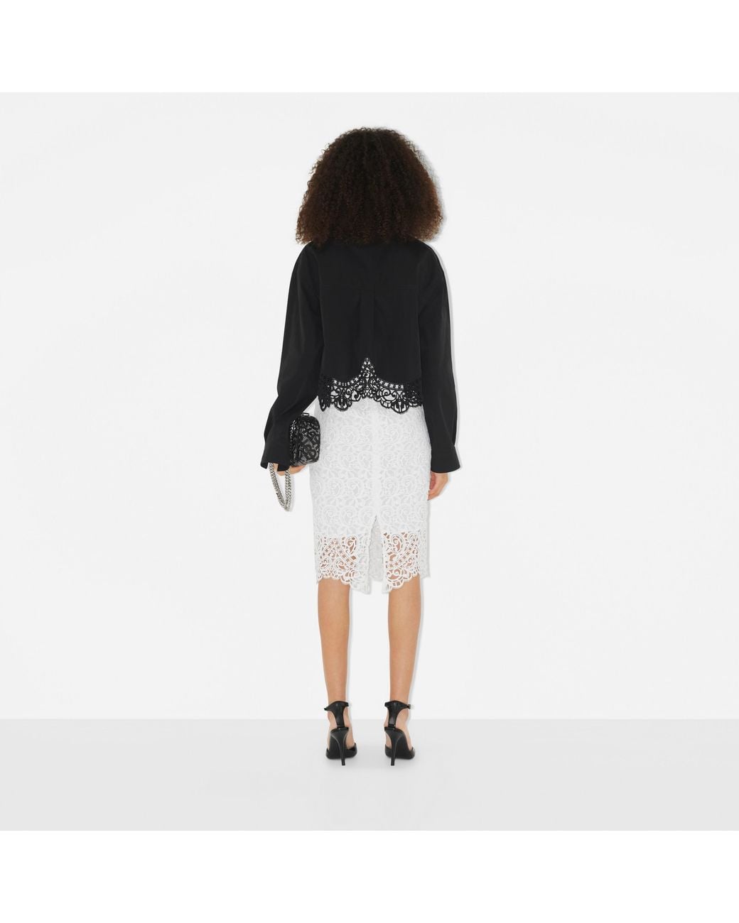 Burberry White Clothing Skirts