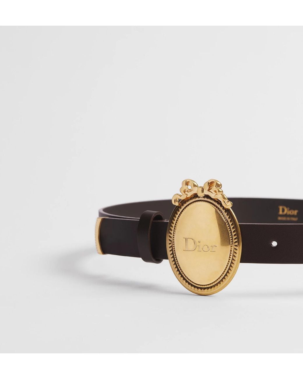 Dior Metallic Médaillon Belt