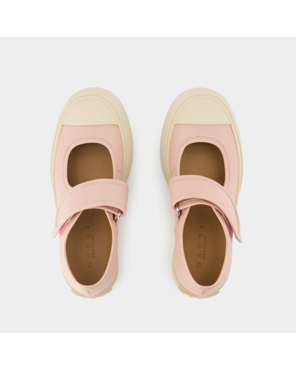Marni Pink Mary Jane Ballerina Shoes