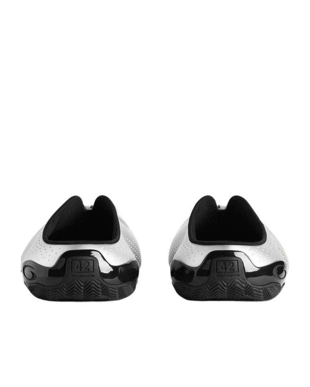 Balenciaga White Basketball Slip-On Sneakers for men