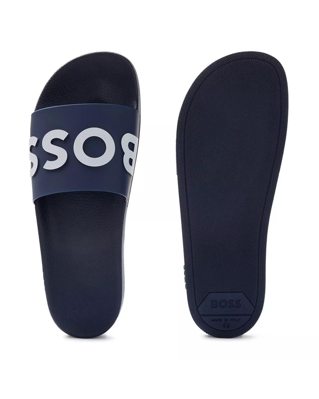 Boss Blue Logo Sliders for men