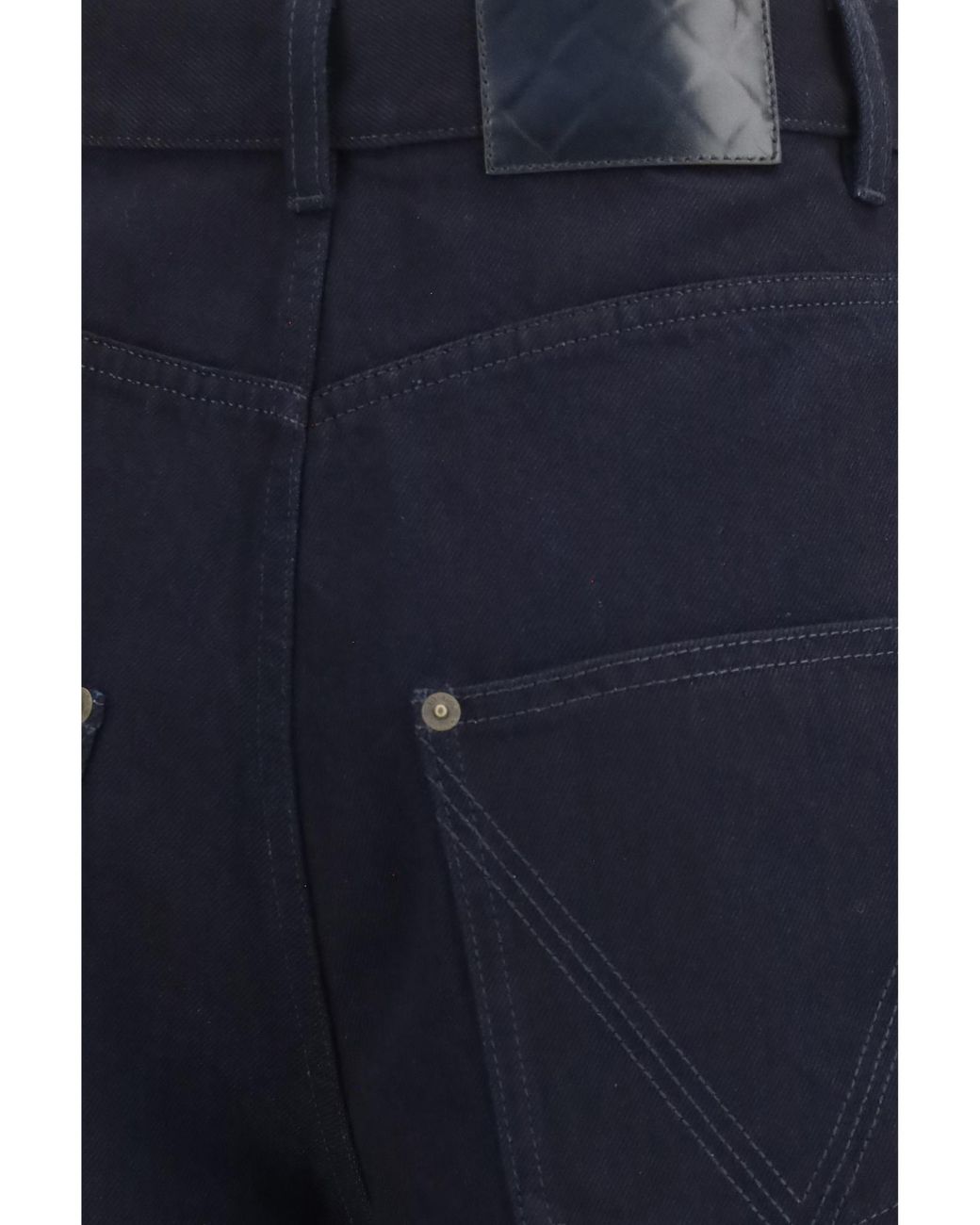 Bottega Veneta Blue Wide Leg Jeans