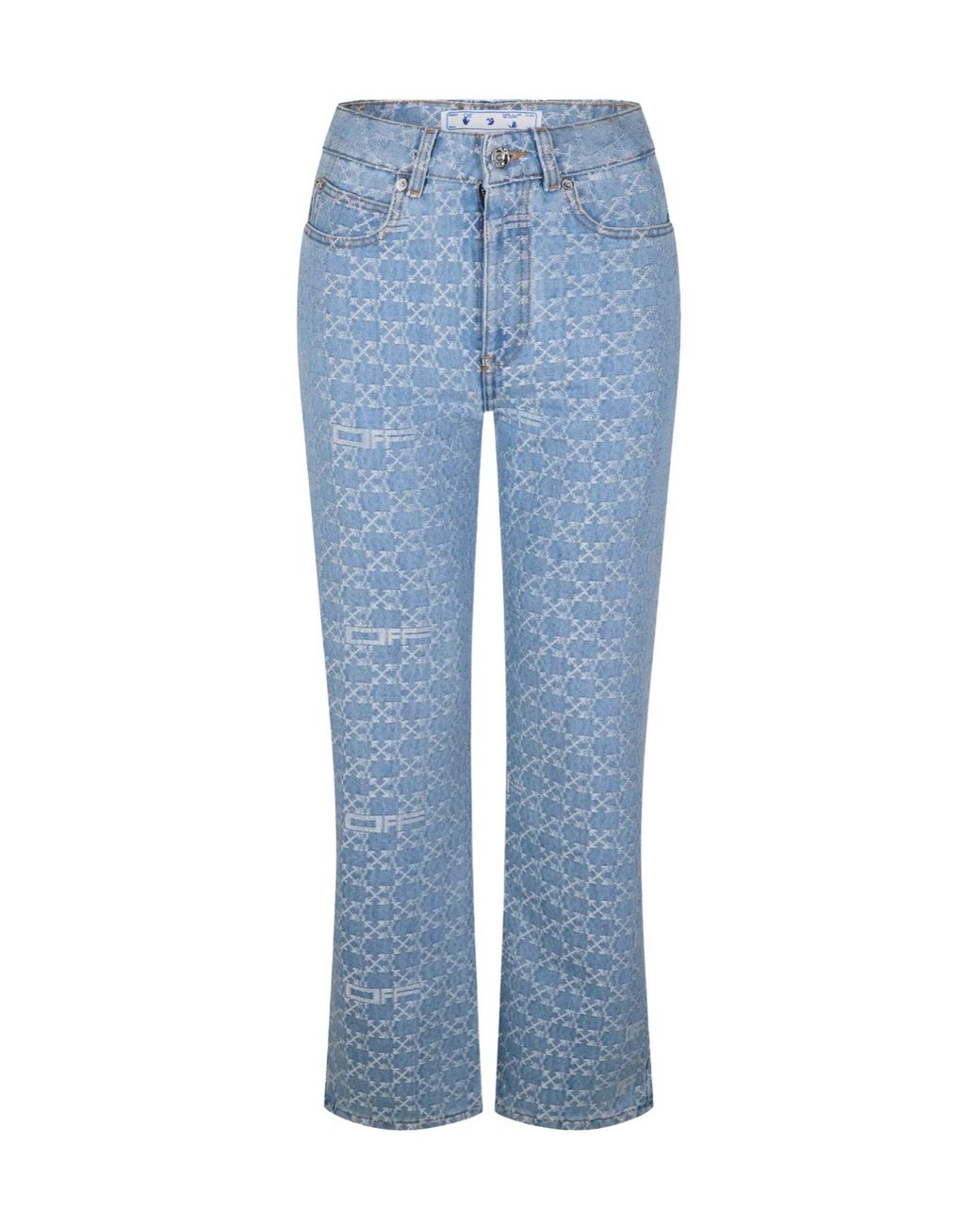 Off-White c/o Virgil Abloh Blue Monogram 90S Jeans