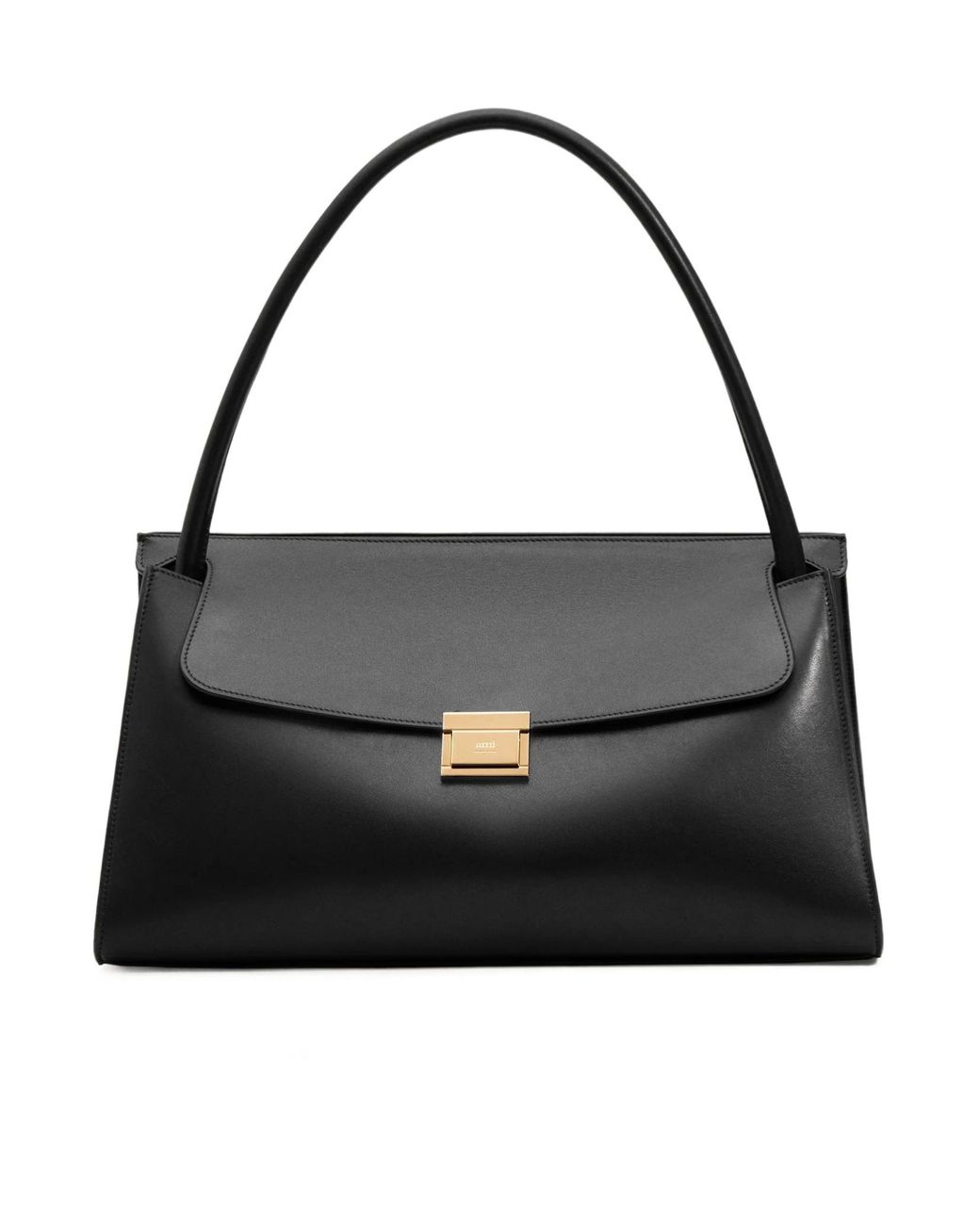 AMI Black Mimi Shoulder Bag for men