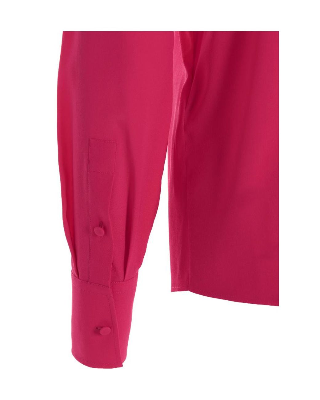 Valentino Pink Scarf-Detail Concealed-Fastening Shirt