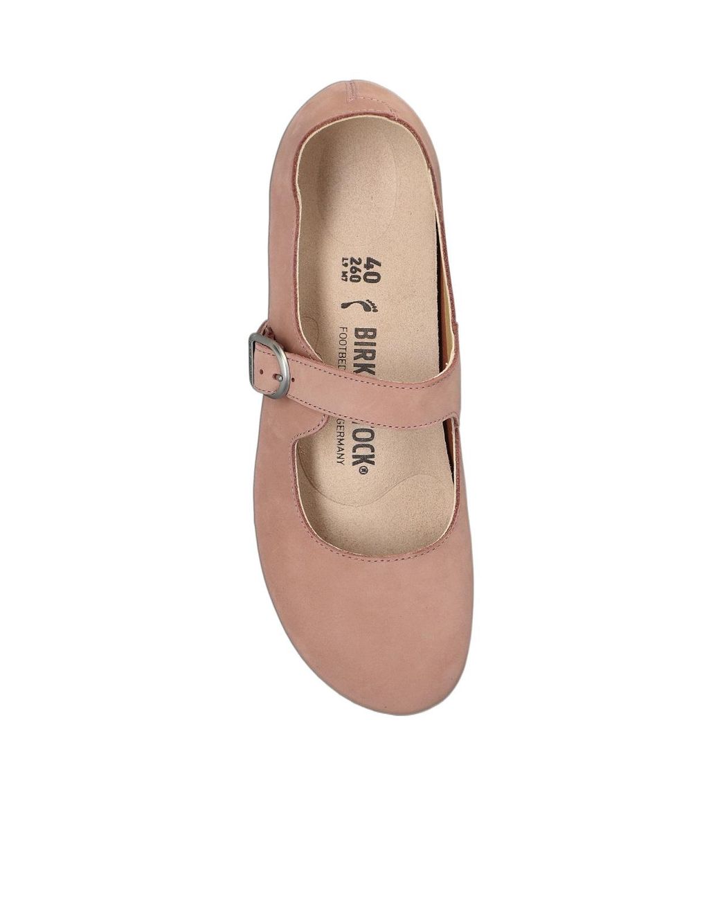 Birkenstock Pink Santan Clarita Flat Shoes