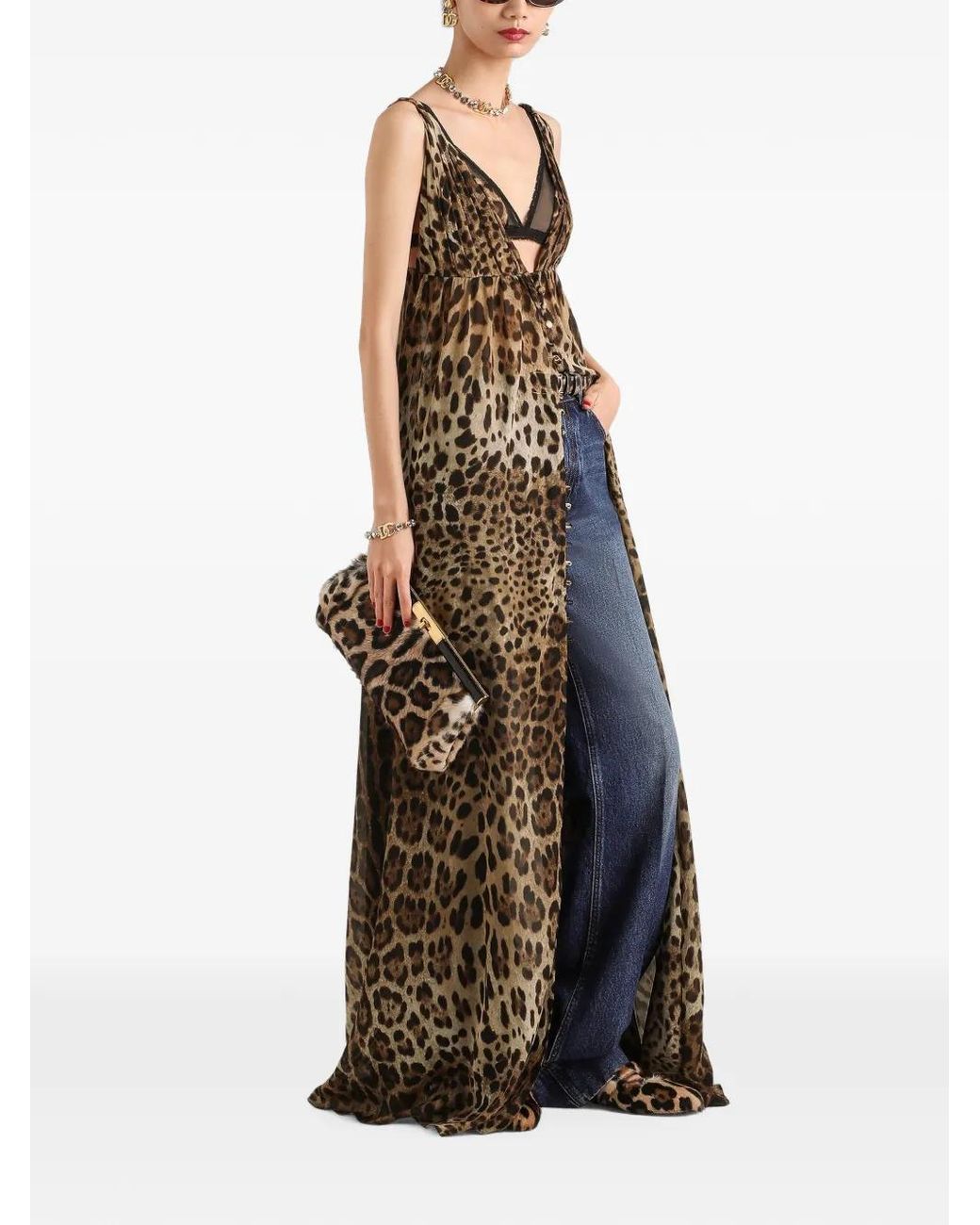 Dolce & Gabbana Blue Wide-Leg Jeans