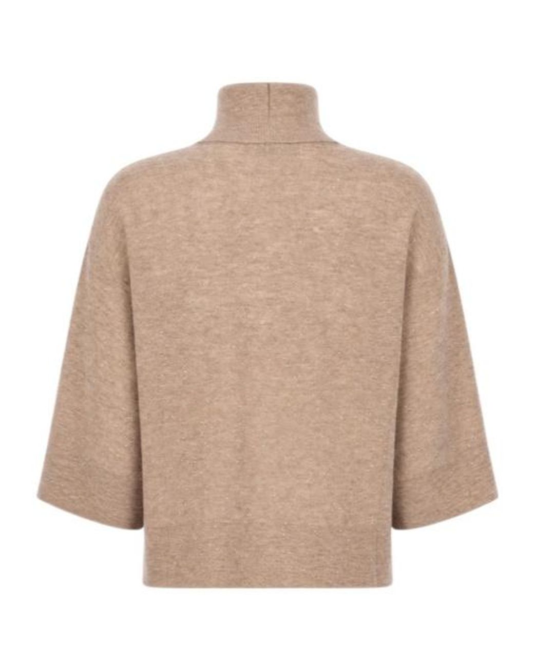 Fabiana Filippi Natural Turtleneck Sweater