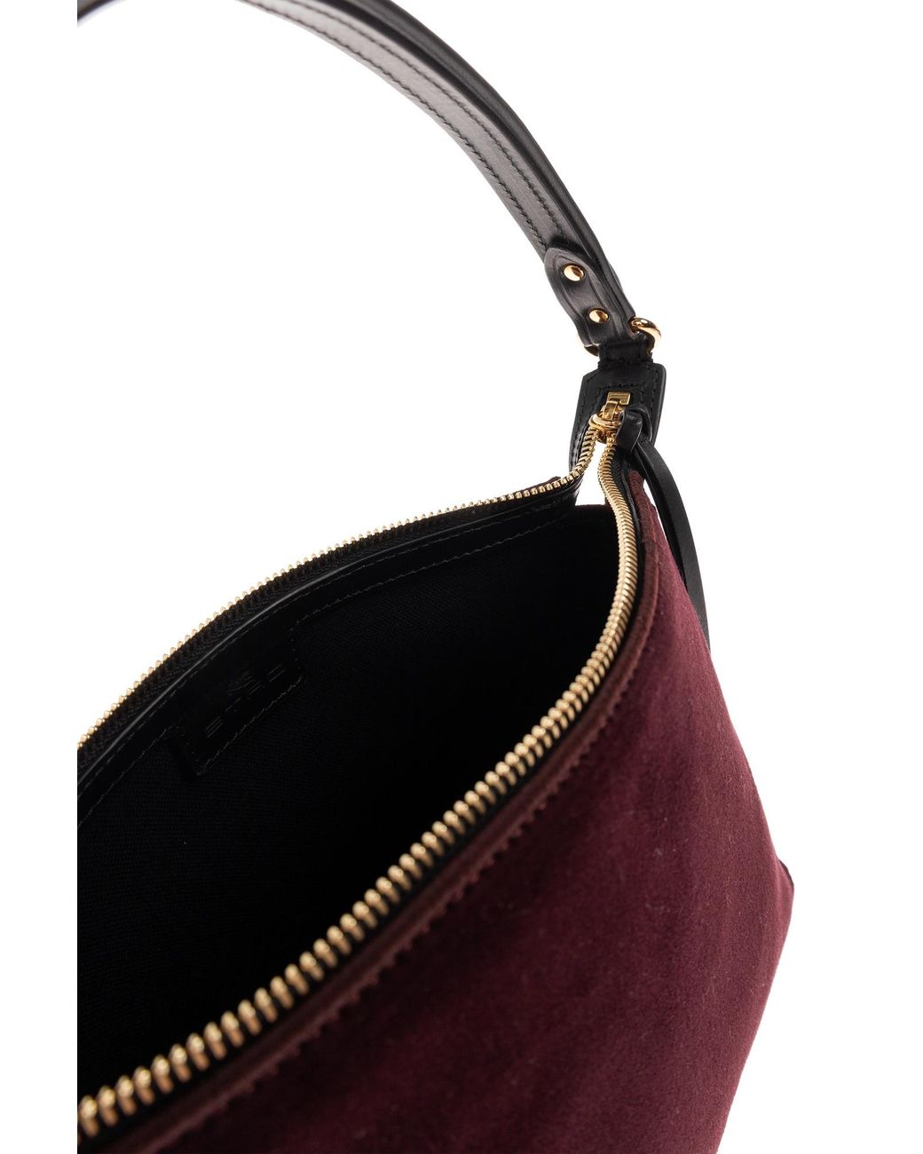 Etro Purple Logo Shoulder Bag