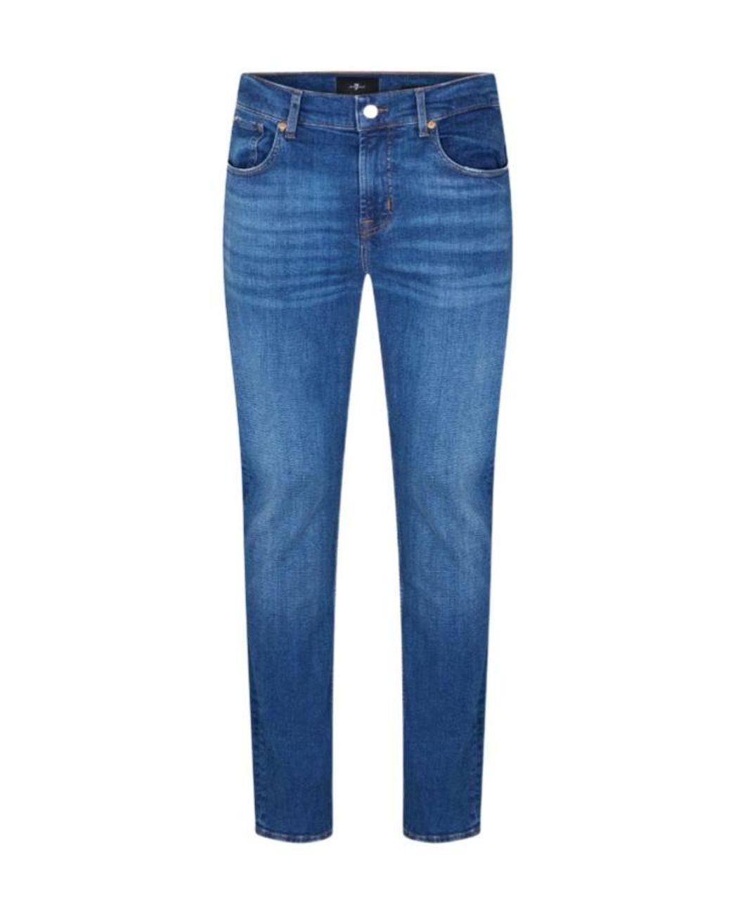7 For All Mankind Blue Belt Loops Jeans for men