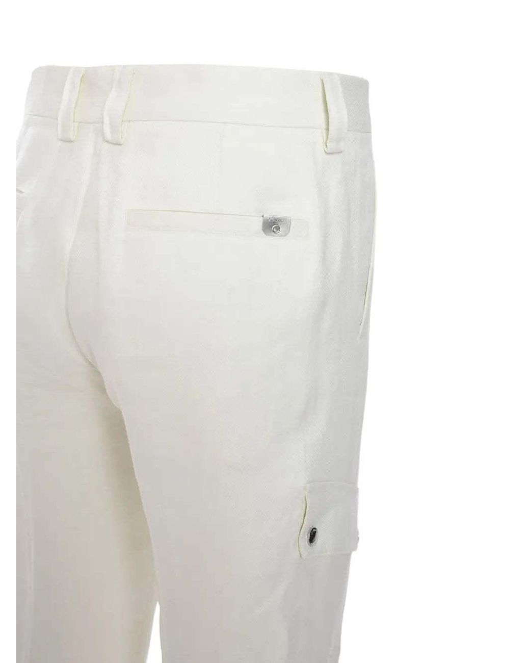 Off-White c/o Virgil Abloh White Slim-Cut Cargo Trousers for men