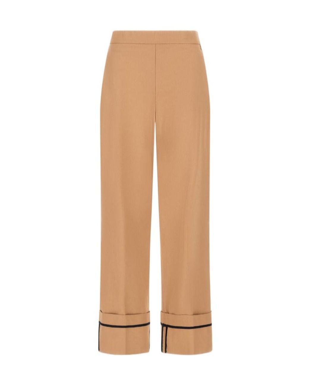 Herno Natural Elasticated Waistband Trousers