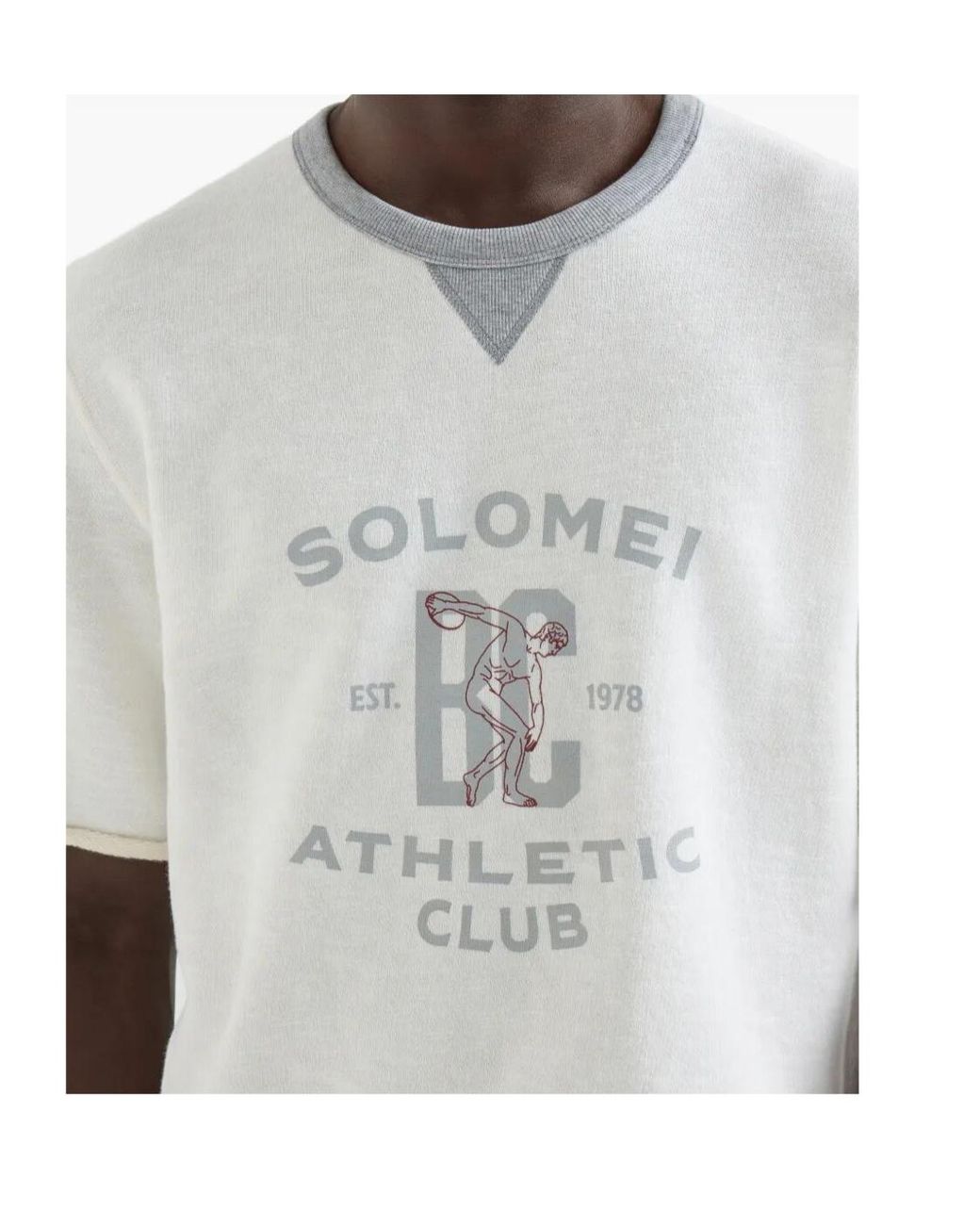 Brunello Cucinelli White Short Sleeved Crewneck T-Shirt for men