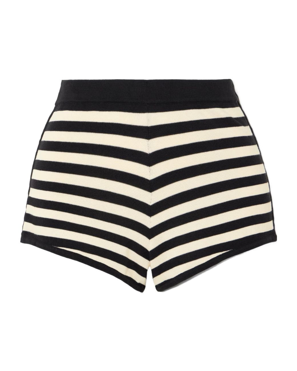 Posse Black Striped Shorts