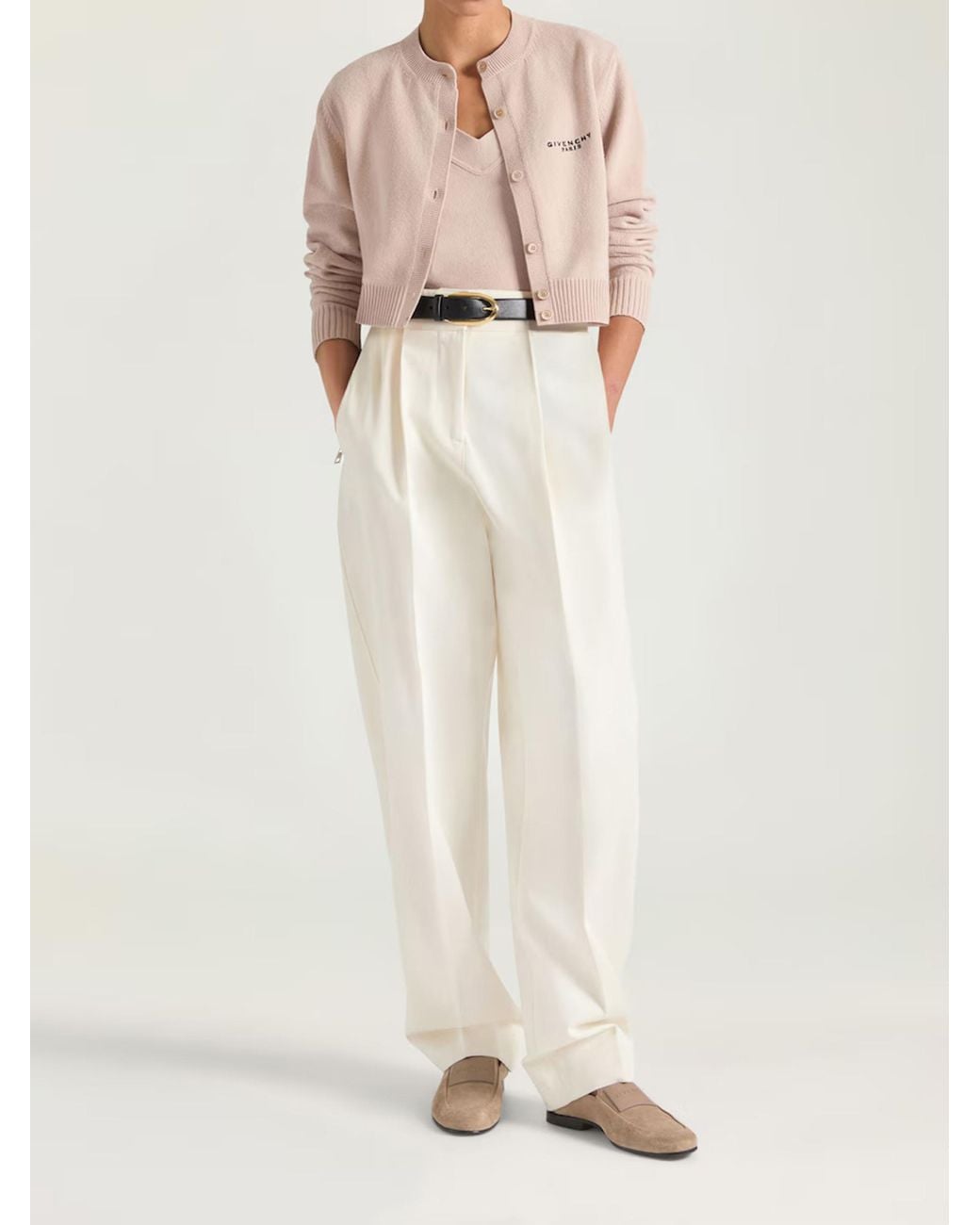 Givenchy Natural Cropped Cardigan