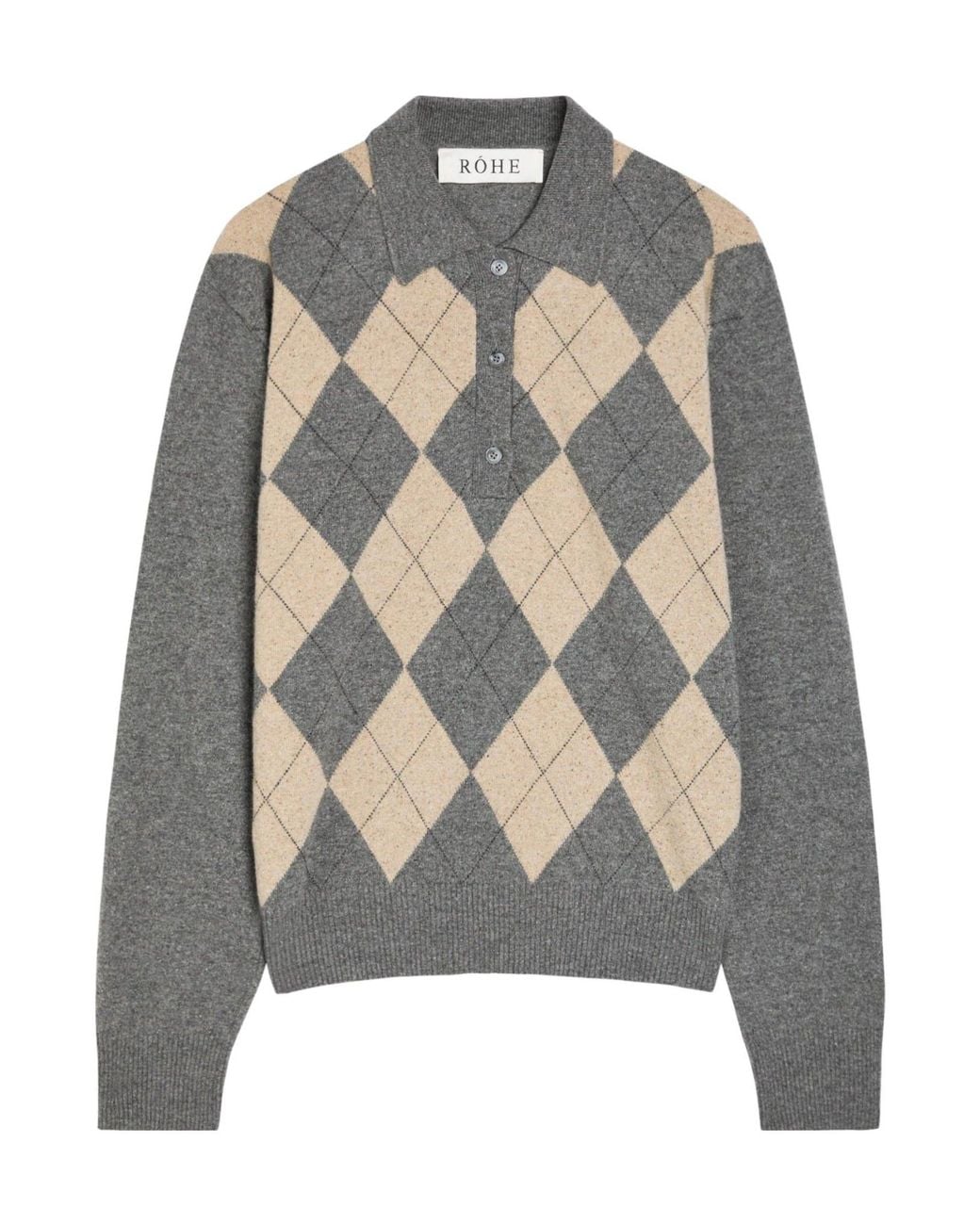 Rohe Gray Polo Jumper