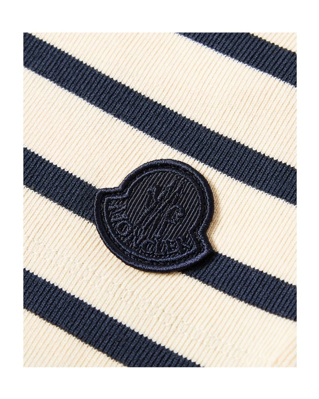 Moncler Blue Striped Shorts