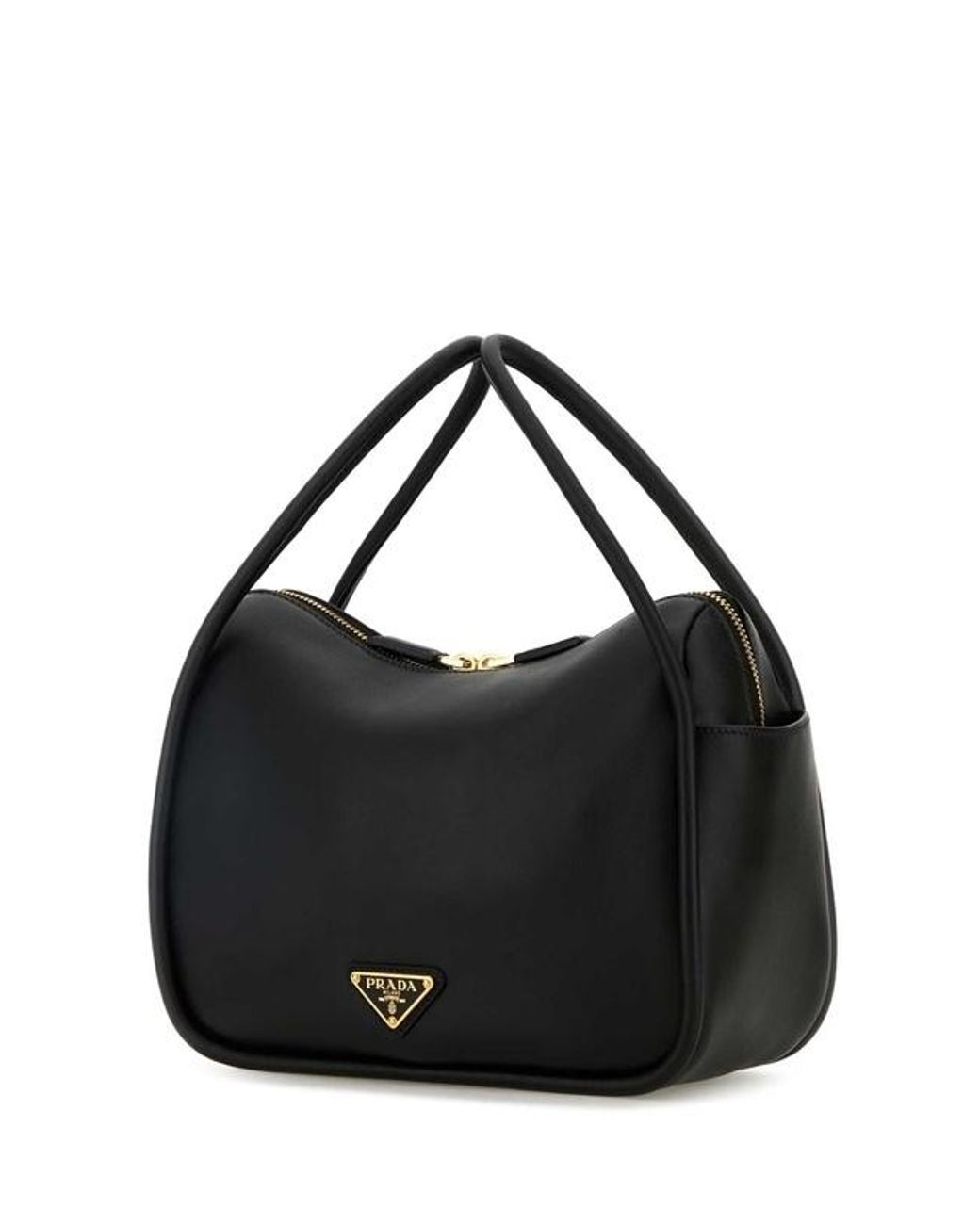 Prada Black Double-Handle Shoulder Bag