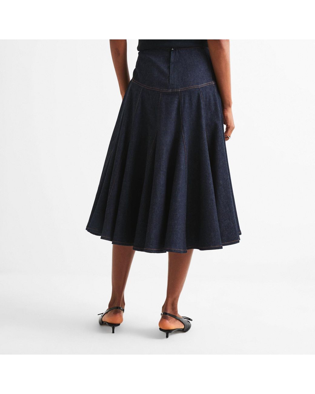 Jacquemus Blue Simple Mini Skirt