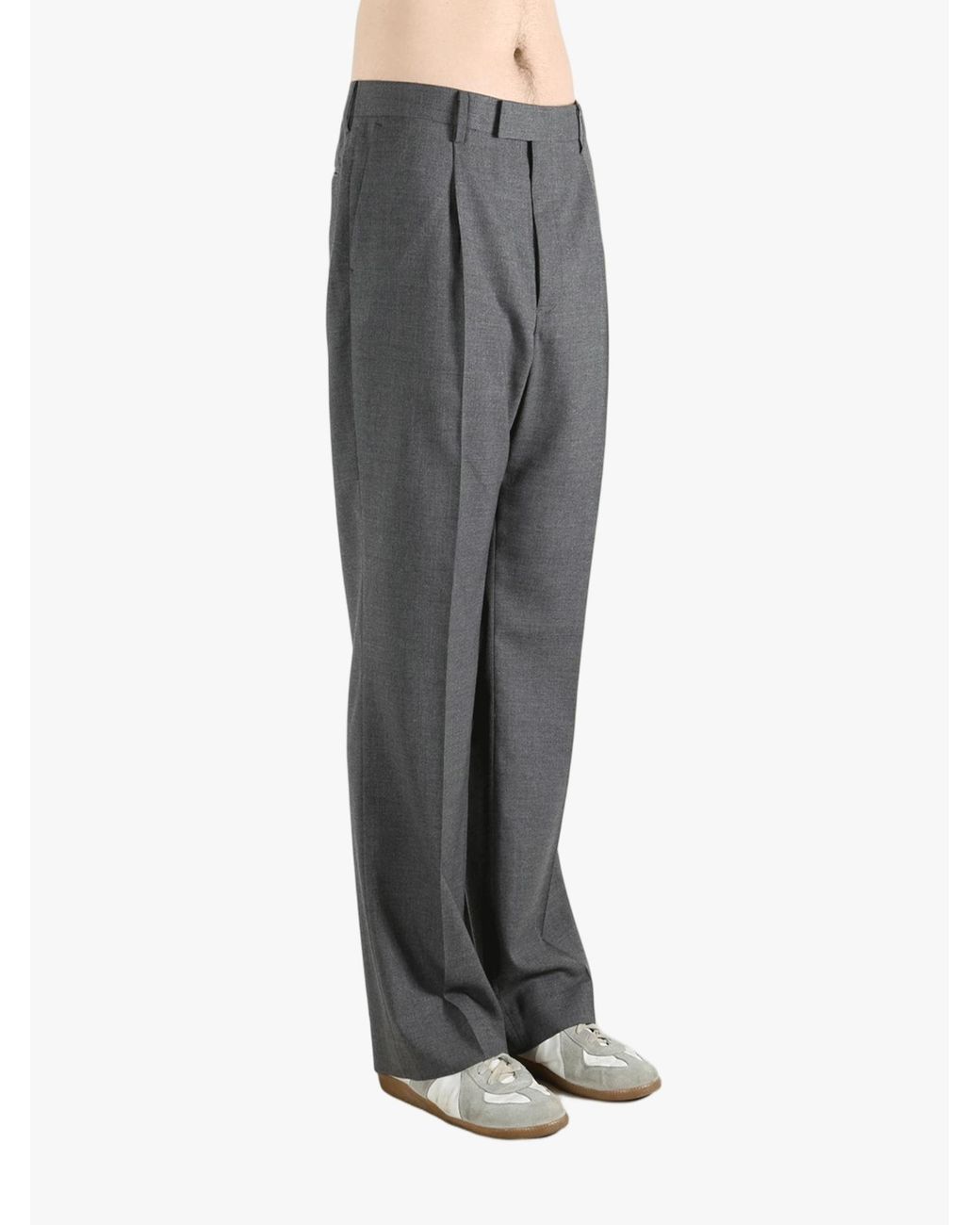 Auralee Gray Summer Twist Pora Slacks for men