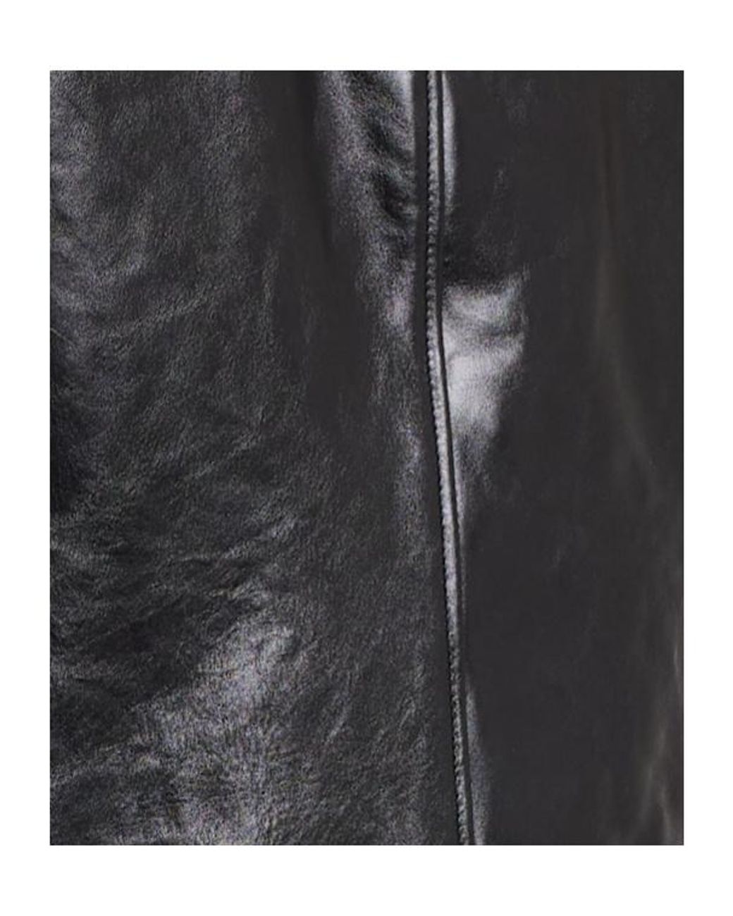 Our Legacy Black Leather Zip-Up Jacket